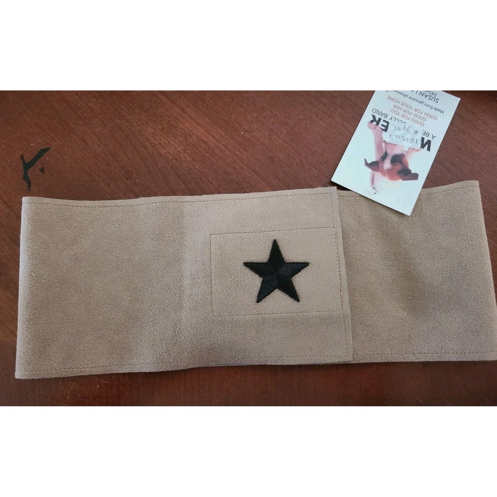 Wizzer (Belly Band) Susan Lanci LARGE NWT Ultrasuede Made In USA